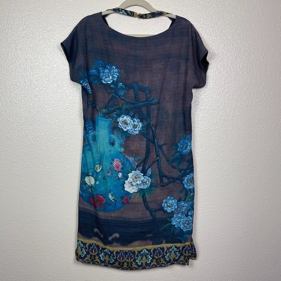 The B Store Art to Wear Floral Dress - Whimsicore Gypsy Chic - Picture 2 of 5